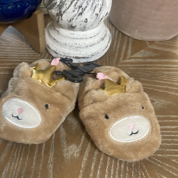Other - NEW! Toddler Infant Baby Girl Princess Teddy Bear Slippers